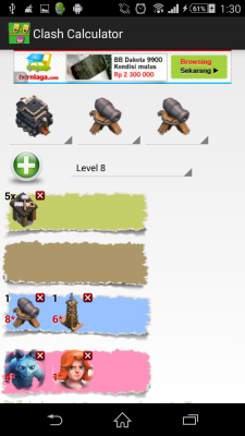 Calculator for Clash, Memudahkan Anda Mengatur Strategi pada Game Clash of Clans 